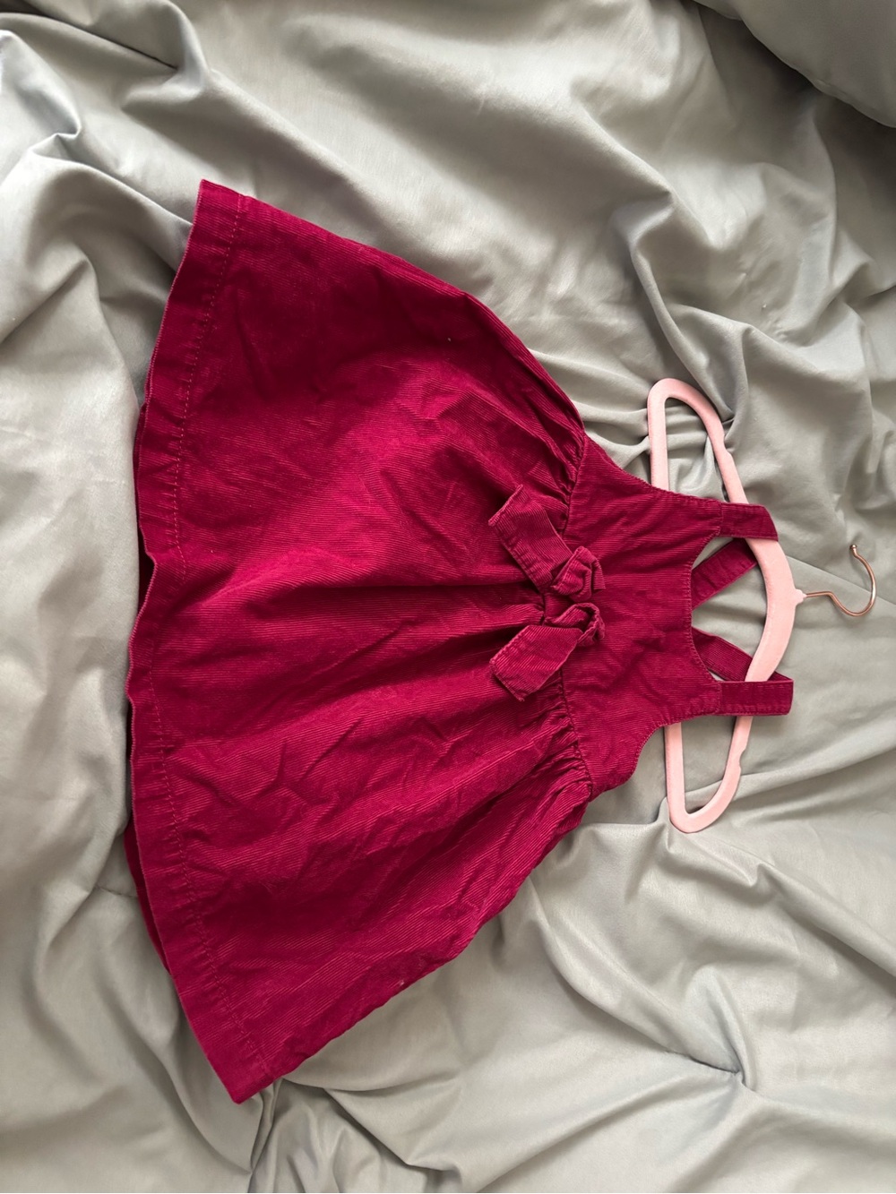 Carter's Burgundy Corduroy Overalls